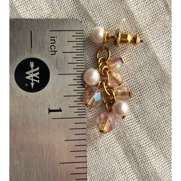 Signed Napier Set Faux Pearl & AB Necklace & Earrings - Picture 11 of 14